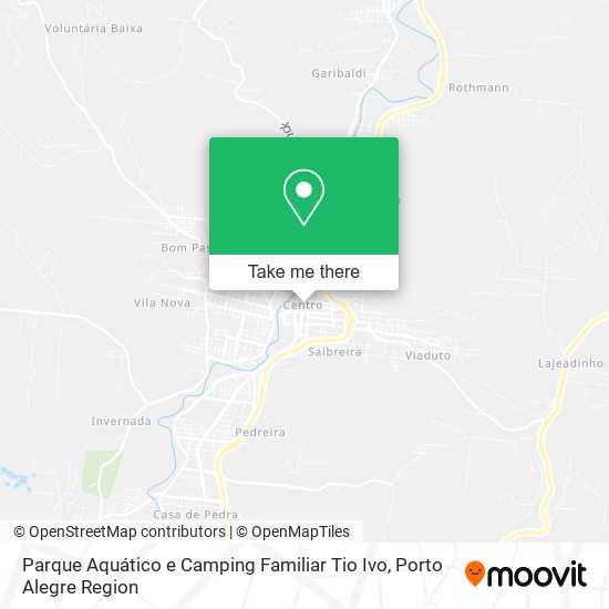 Parque Aquático e Camping Familiar Tio Ivo map