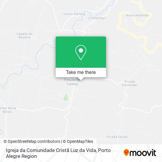Igreja da Comunidade Cristã Luz da Vida map