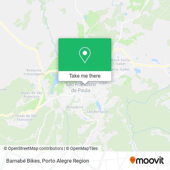 Barnabé Bikes map