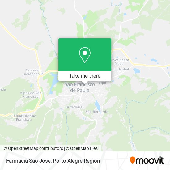 Mapa Farmacia São Jose