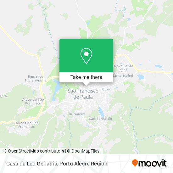 Casa da Leo Geriatria map