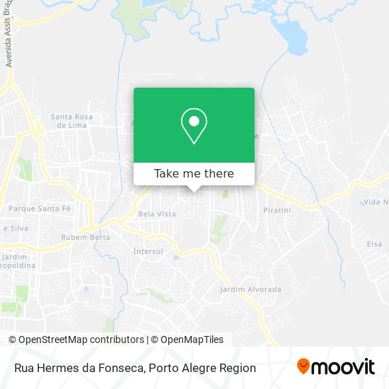 Rua Hermes da Fonseca map