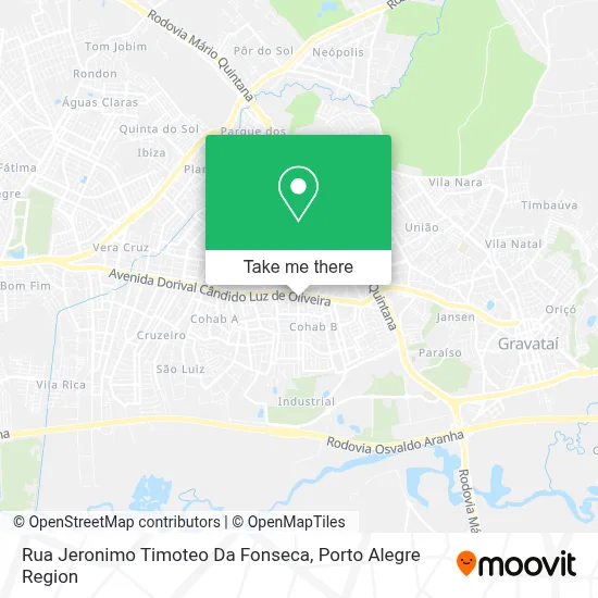 Rua Jeronimo Timoteo Da Fonseca map