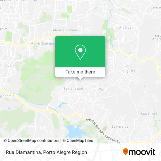 Rua Diamantina map