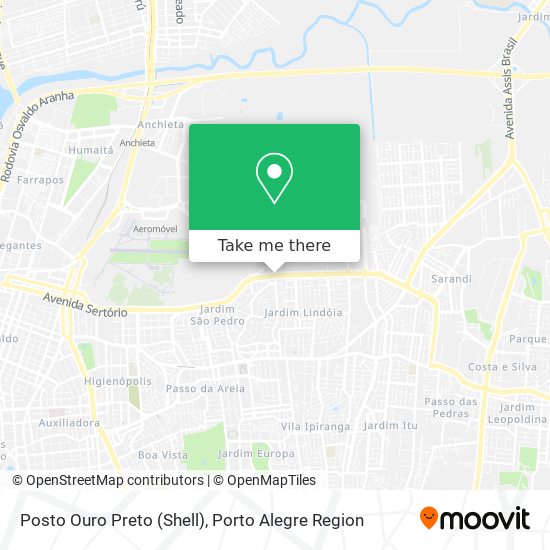 Posto Ouro Preto (Shell) map