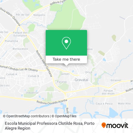 Escola Municipal Professora Clotilde Rosa map