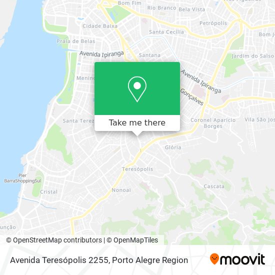 Avenida Teresópolis 2255 map