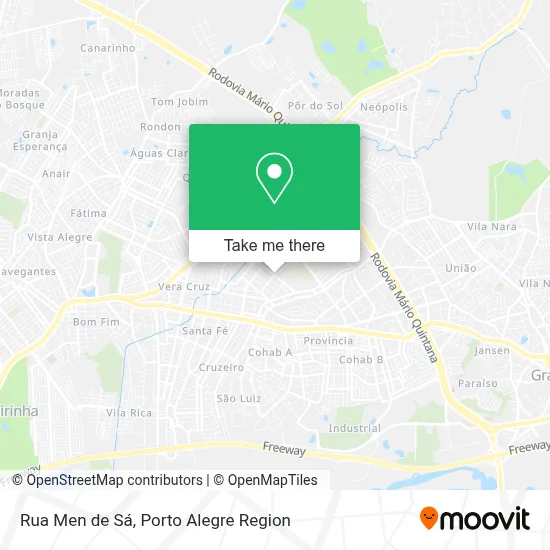 Rua Men de Sá map