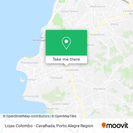 Mapa Lojas Colombo - Cavalhada