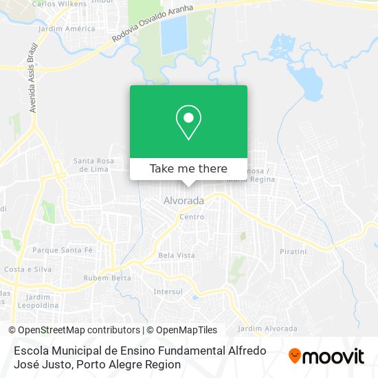 Escola Municipal de Ensino Fundamental Alfredo José Justo map