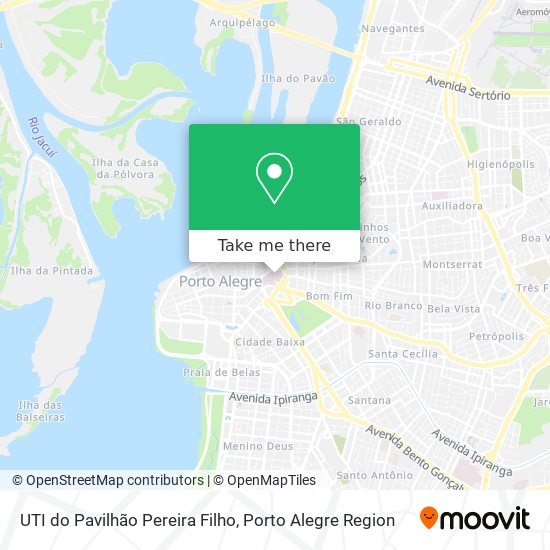 Mapa UTI do Pavilhão Pereira Filho