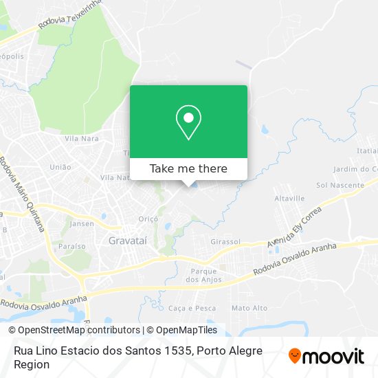 Rua Lino Estacio dos Santos 1535 map