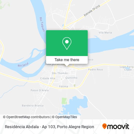 Mapa Residência Abdala - Ap 103