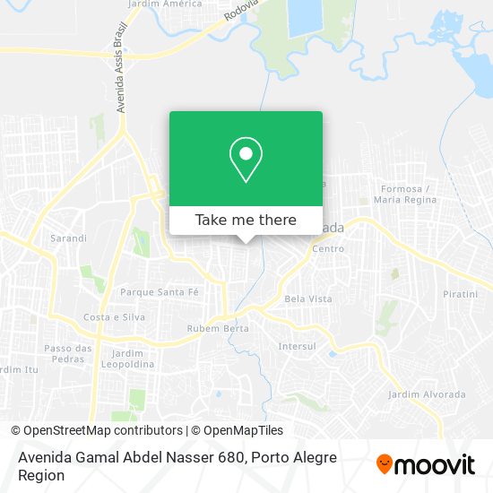 Mapa Avenida Gamal Abdel Nasser 680