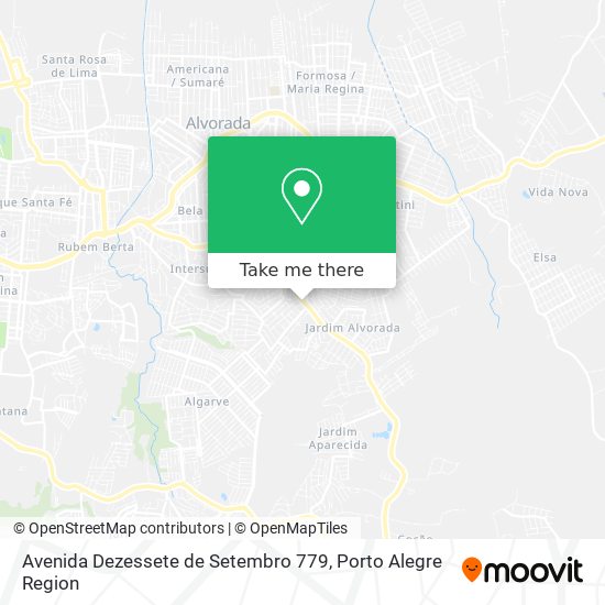 Avenida Dezessete de Setembro 779 map