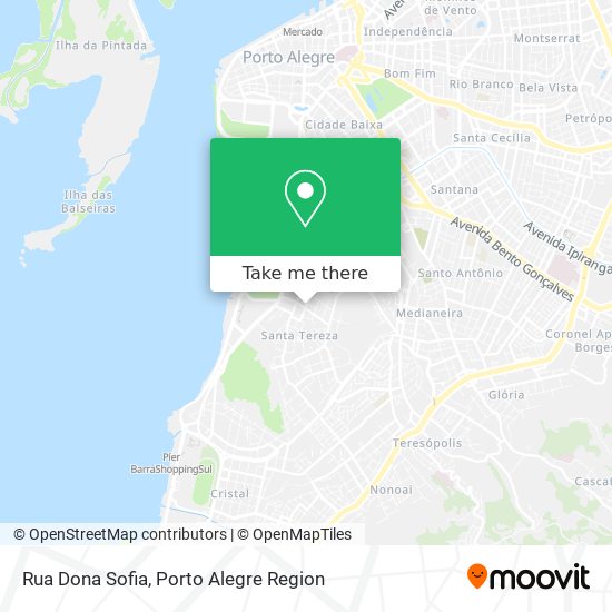 Mapa Rua Dona Sofia