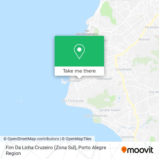 Fim Da Linha Cruzeiro (Zona Sul) map