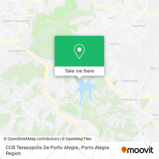 CCB Teresopolis De Porto Alegre. map