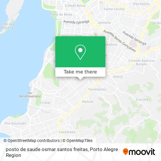 posto de saude osmar santos freitas map