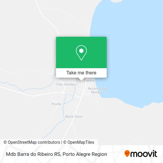 Mdb Barra do Ribeiro RS map