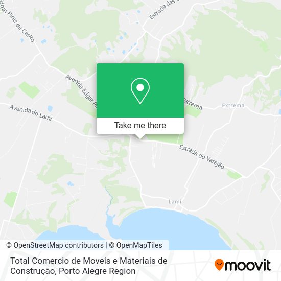 Total Comercio de Moveis e Materiais de Construção map