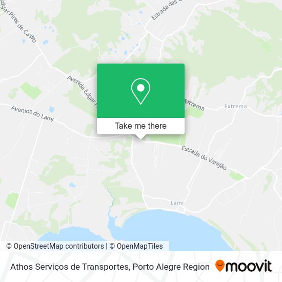 Athos Serviços de Transportes map