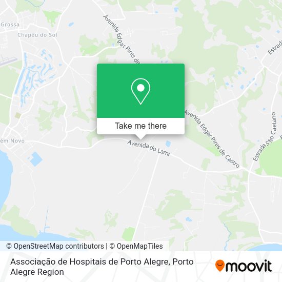Associação de Hospitais de Porto Alegre map