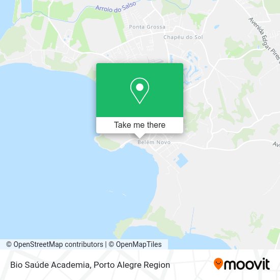 Bio Saúde Academia map