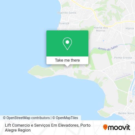 Lift Comercio e Serviços Em Elevadores map