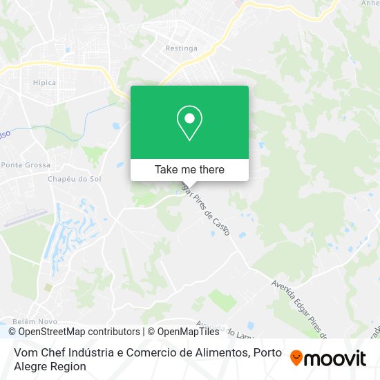 Vom Chef Indústria e Comercio de Alimentos map