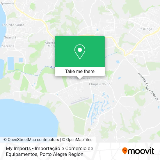 My Imports - Importação e Comercio de Equipamentos map