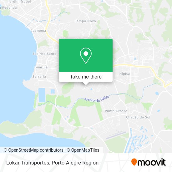 Lokar Transportes map