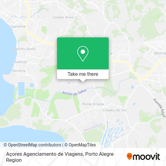 Açores Agenciamento de Viagens map