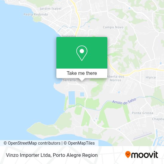 Vinzo Importer Ltda map