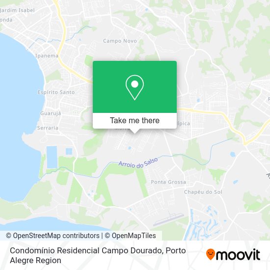 Condomínio Residencial Campo Dourado map