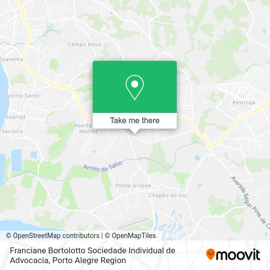 Franciane Bortolotto Sociedade Individual de Advocacia map