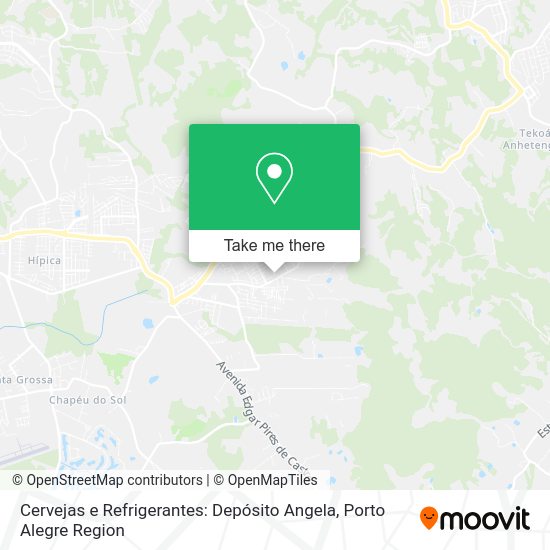 Cervejas e Refrigerantes: Depósito Angela map