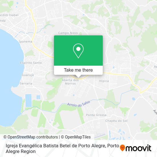 Igreja Evangélica Batista Betel de Porto Alegre map