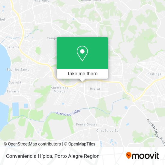 Conveniencia Hípica map