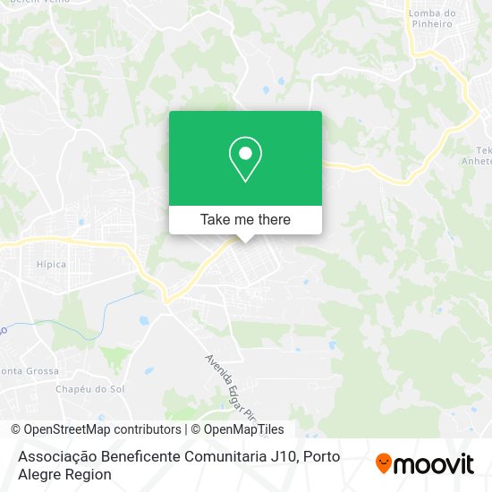 Associação Beneficente Comunitaria J10 map