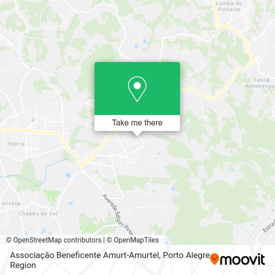 Associação Beneficente Amurt-Amurtel map