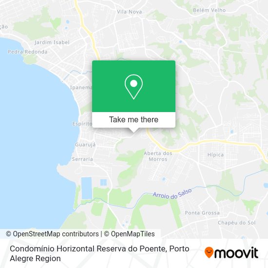 Condomínio Horizontal Reserva do Poente map