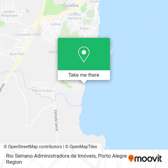Rio Serrano Administradora de Imóveis map