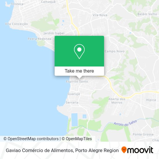 Gaviao Comércio de Alimentos map