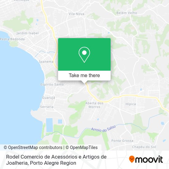 Rodel Comercio de Acessórios e Artigos de Joalheria map