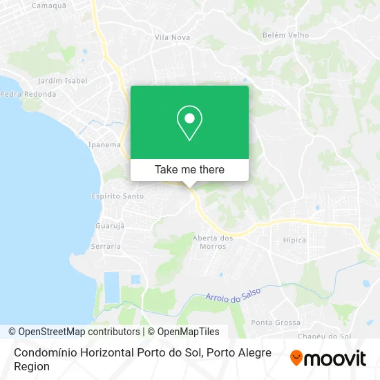 Condomínio Horizontal Porto do Sol map