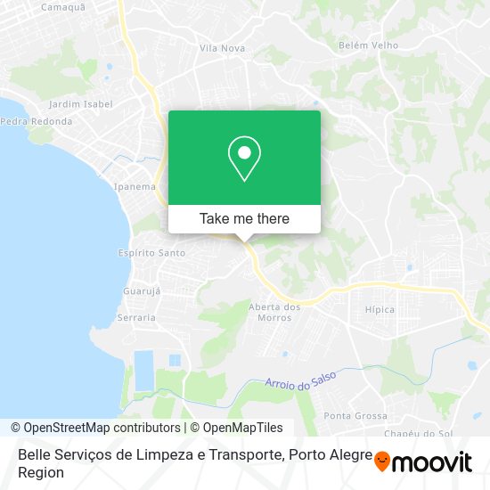 Belle Serviços de Limpeza e Transporte map