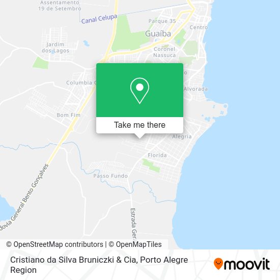 Cristiano da Silva Bruniczki & Cia map