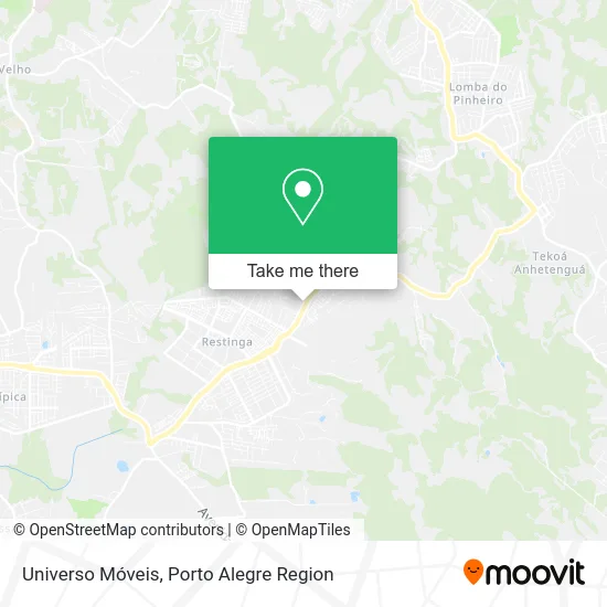 Universo Móveis map