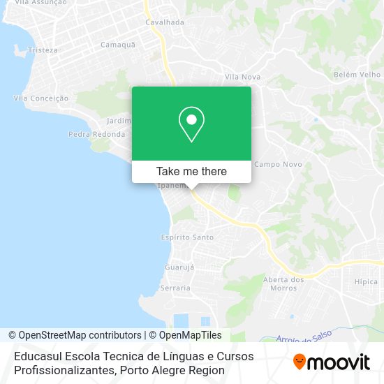 Educasul Escola Tecnica de Línguas e Cursos Profissionalizantes map